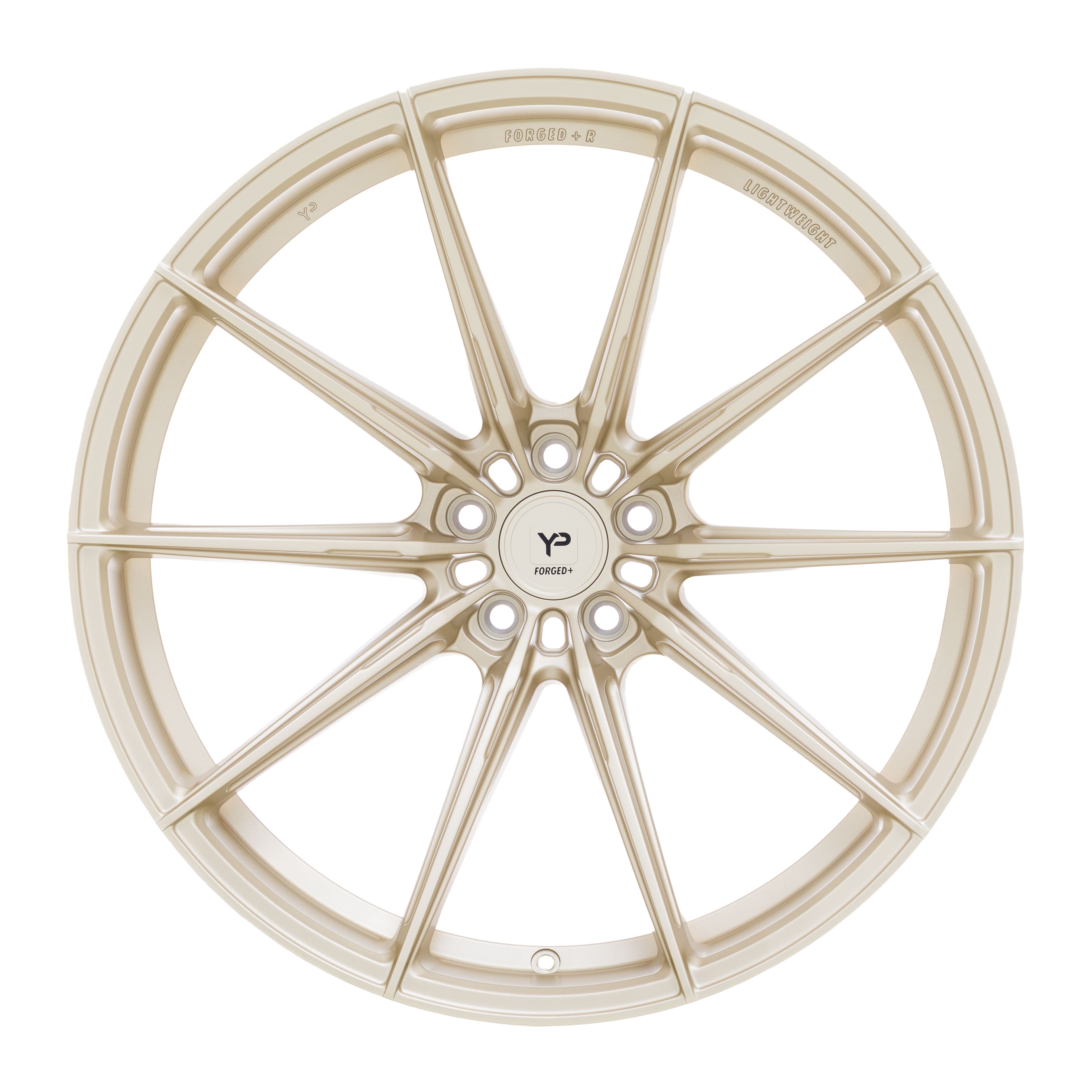 Forged+R YP-RS2 11x21, Race Gold, ET 22, LK 5 x 112x66,6