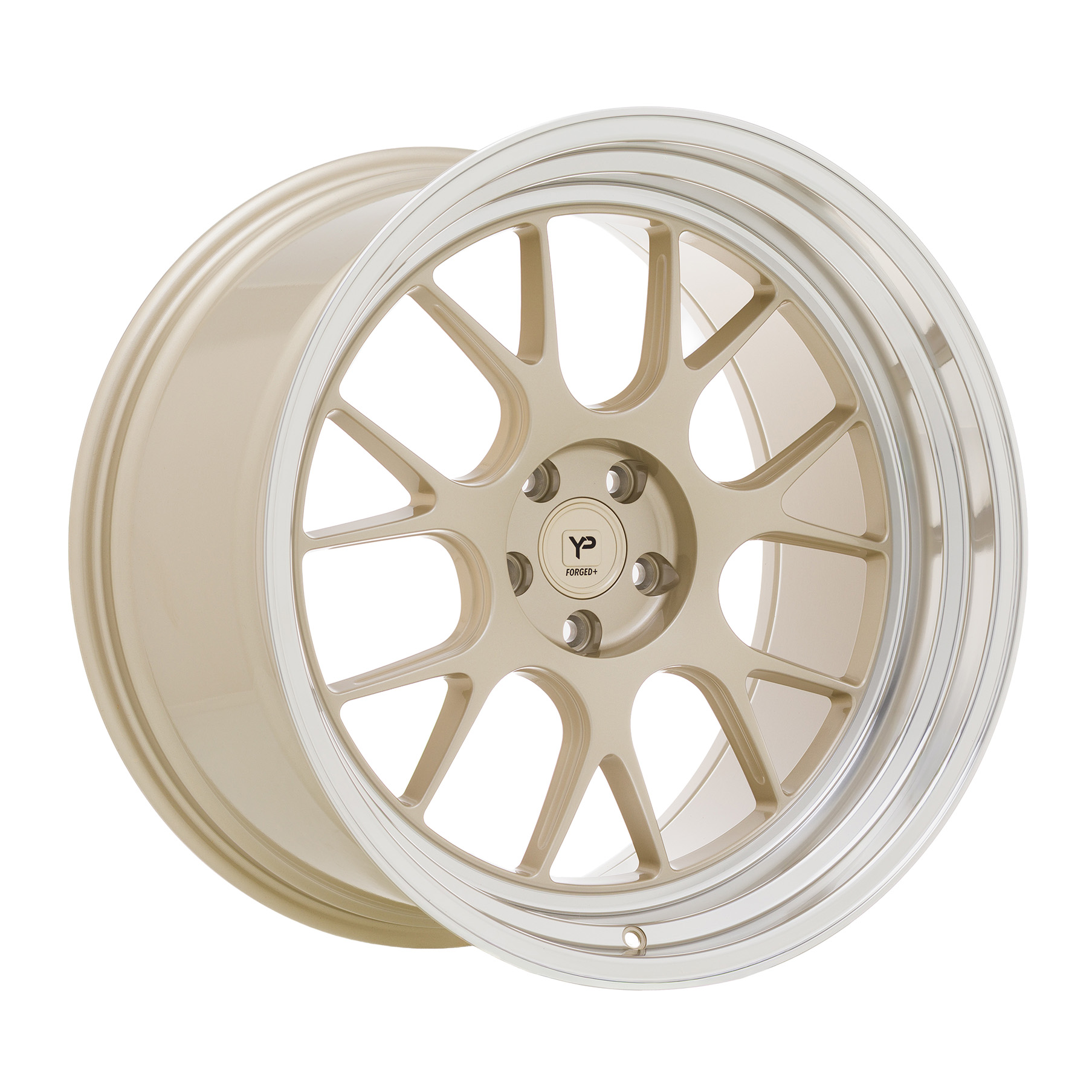 Forged+ CS 1.1 9x19, Race Gold/Polished Lip, ET 20, LK 5 x 120x72,6
