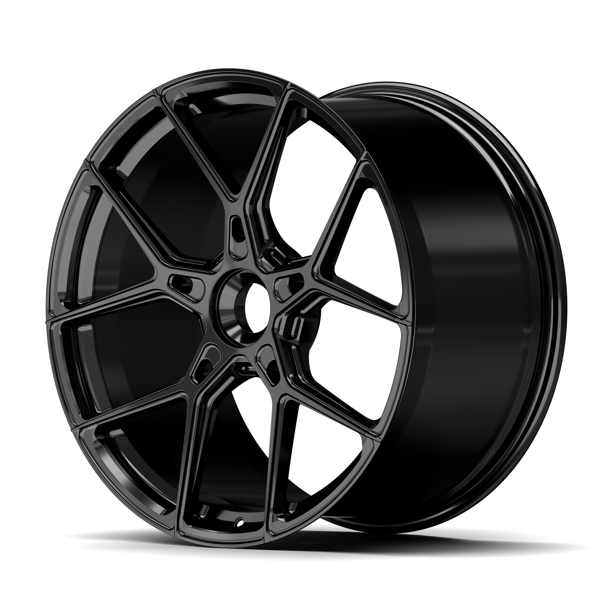 Forged+ YP 4.1 Center Lock 9,5x21, Gloss Black, ET 40, Center Lock x84,1